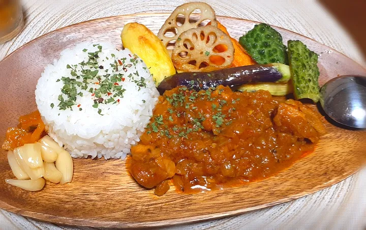 スパイスカレー🍛（旦那作）|びせんさん