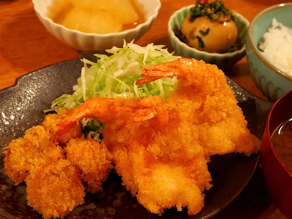 開きエビフライ🍤|いちごさん