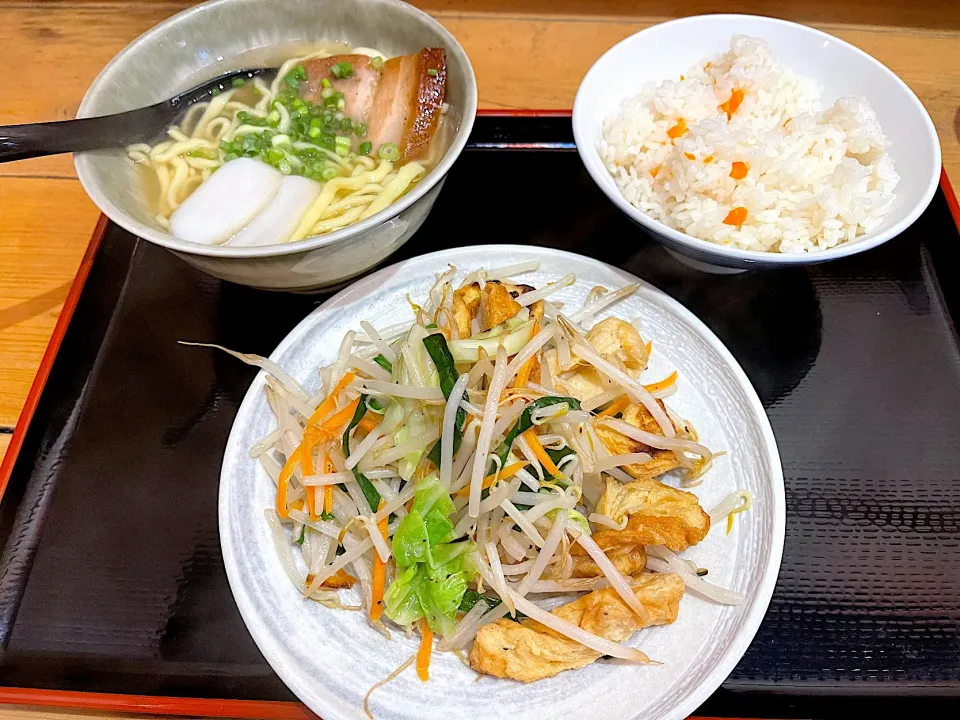 麩ちゃんぷるー定食|マハロ菊池さん