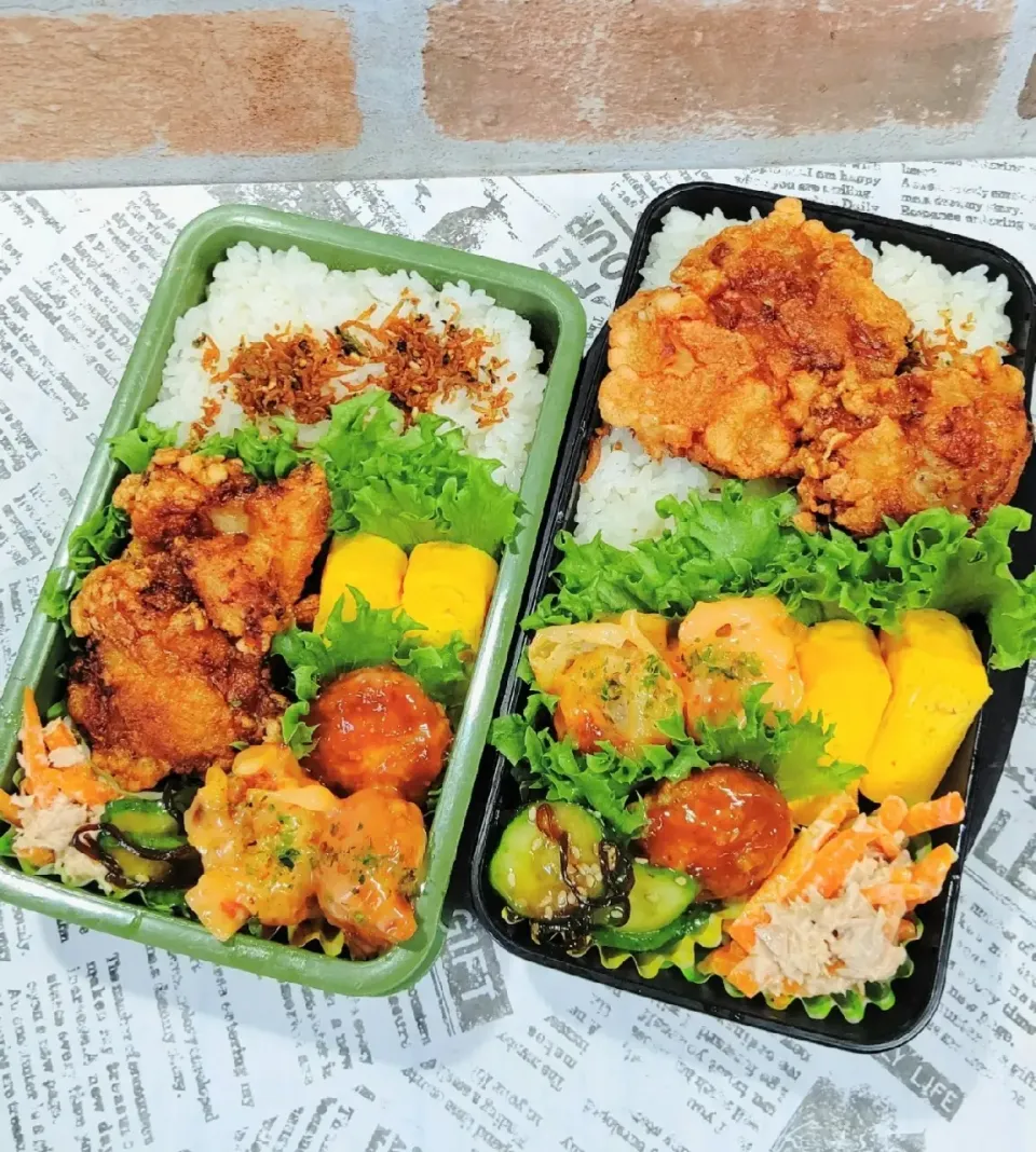 Snapdishの料理写真:唐揚げ弁当☆|とももんさん