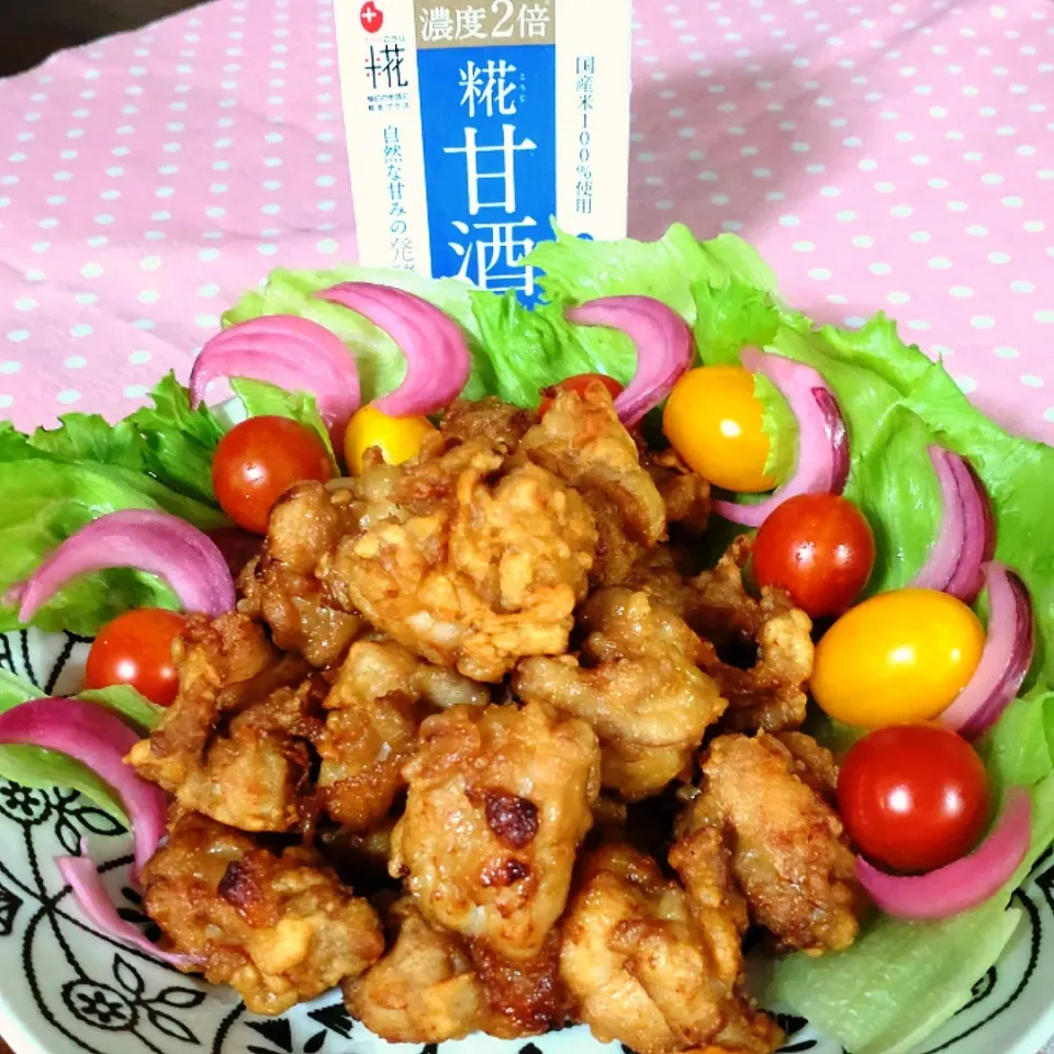 糀甘酒 in 鶏もも肉のから揚げ|kazさん