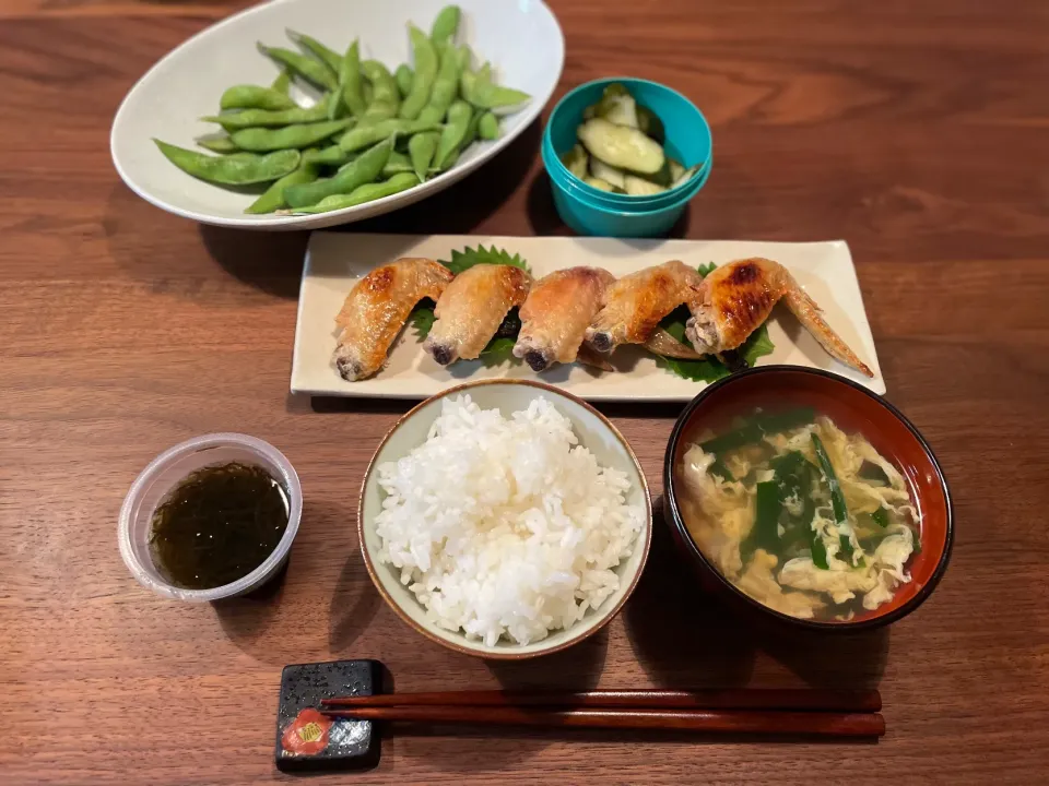 Snapdishの料理写真:手羽海水焼き🌊|hyocoさん