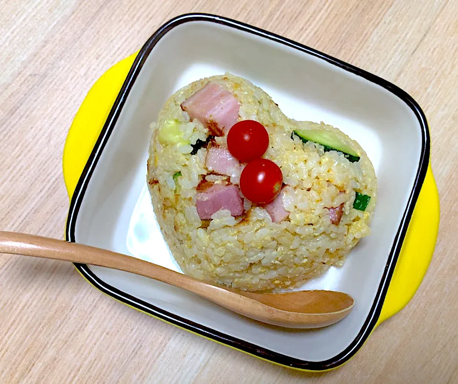 ハート型チャーハン♡|ビーグルさん