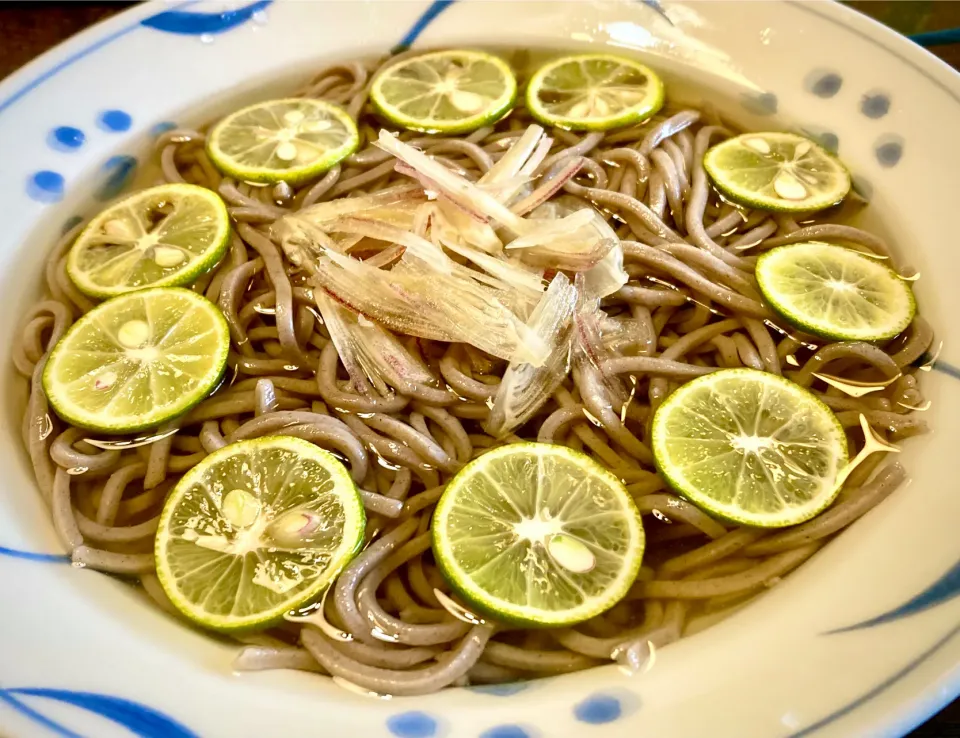 Snapdishの料理写真:蕎麦屋さんメニューをパクった      「みょうが蕎麦」|mottomoさん