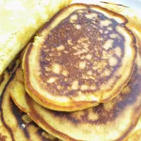 Snapdishの料理写真:Pancakes made with banana flavor😍|annieさん