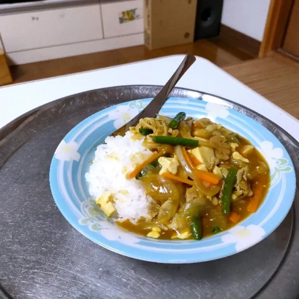 中華カレー丼。カレーライスではない、中華だ!|ariyo4200さん