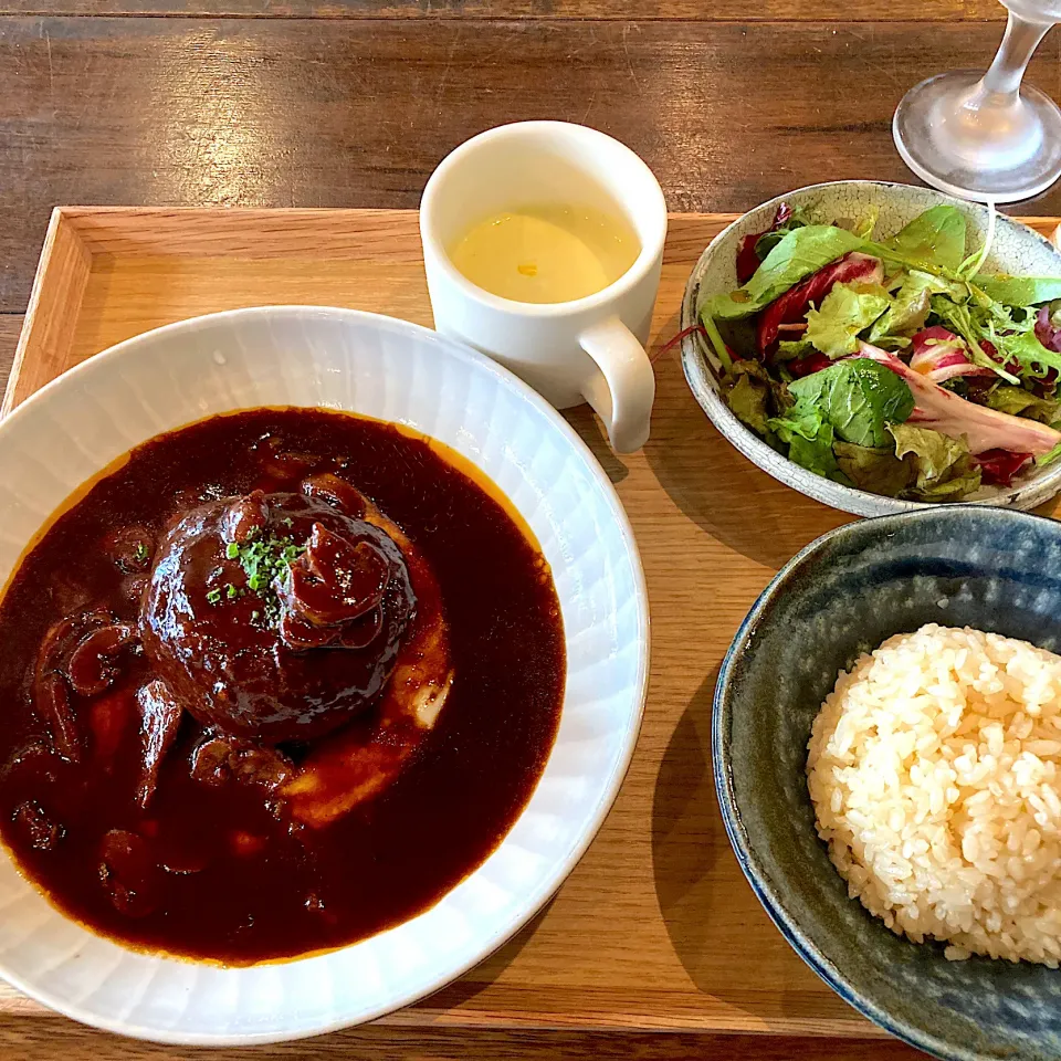 リブレの煮込みハンバーグランチ|きっしーさん