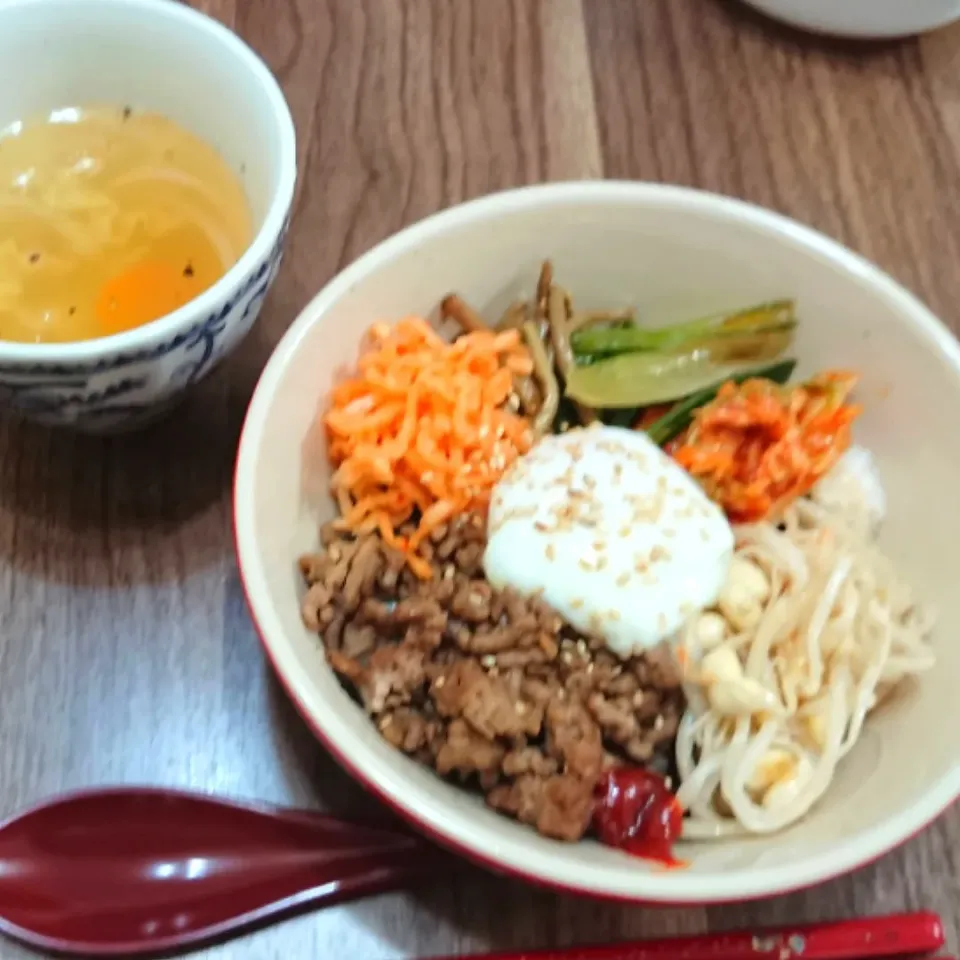 Snapdishの料理写真:ビピンバ丼|ゆりちさん