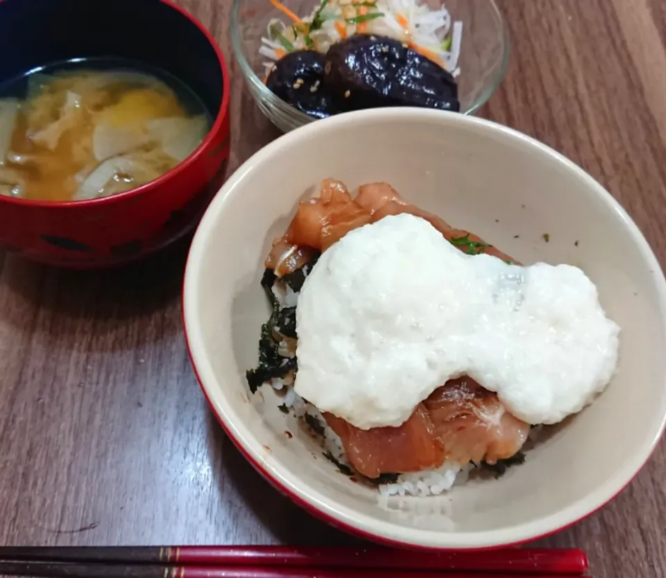 まぐろの山かけ丼|ゆりちさん