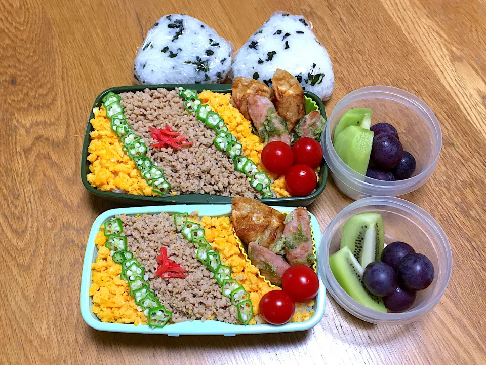 Snapdishの料理写真:夏休み終わったよ〜弁当|ゆさん