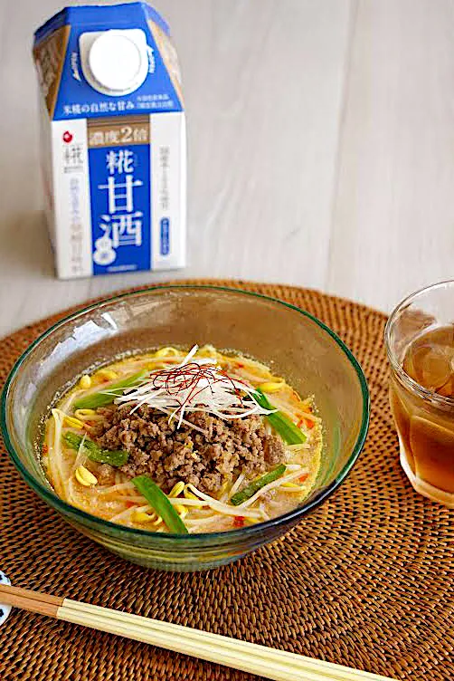 甘酒で夏バテ予防！冷やし坦々麺|mi＊oriさん