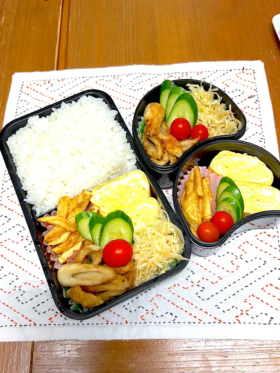 8月31日竹輪炒め弁当|アッキーさん