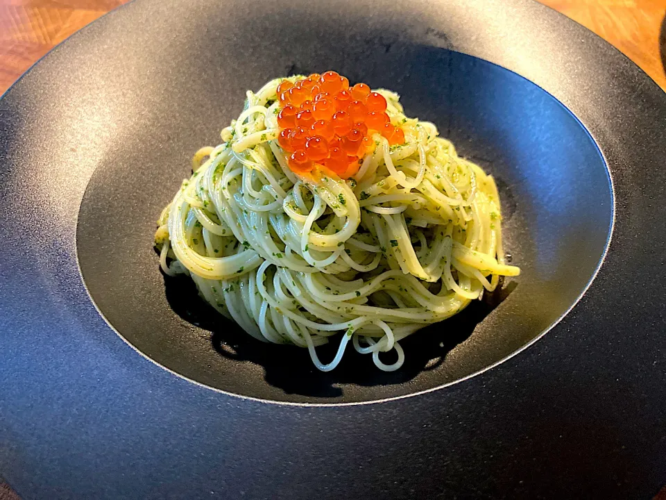 大葉ジェノベーゼの冷製パスタ|三浦半島住まいさん