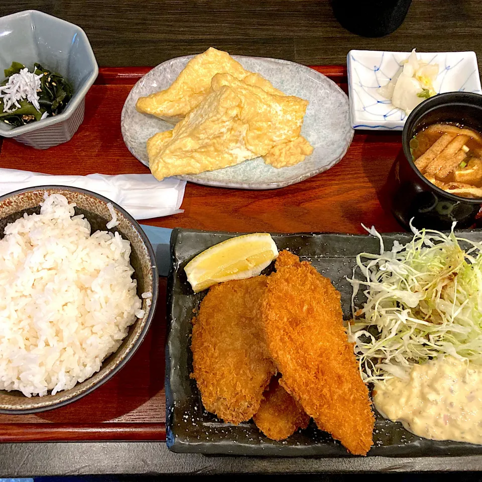 アジフライ定食|きっしーさん