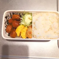 Snapdishの料理写真:ミートボール弁当|GOTO★さん