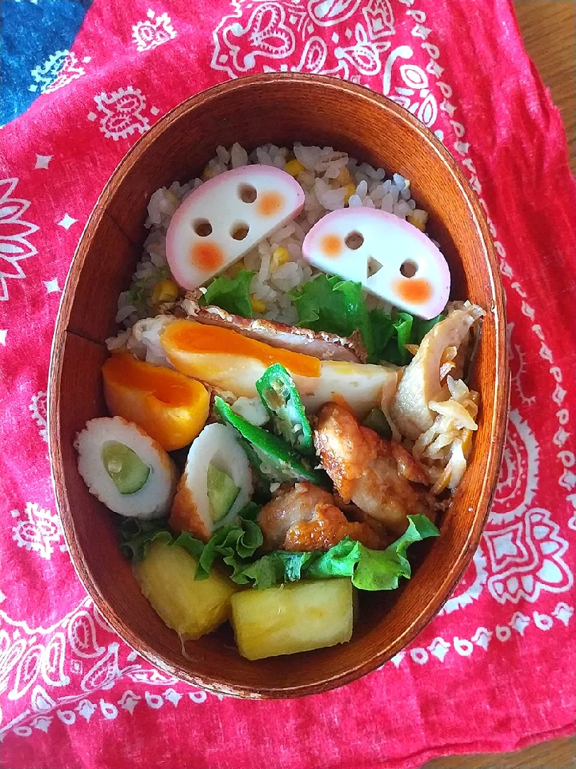 お弁当ゴール！鶏の照焼き弁当|まきごろうさん