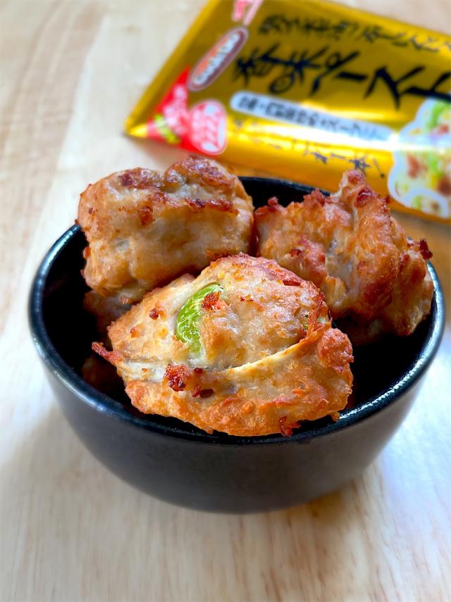 釣り魚キハダマグロで手作りさつま揚げin香味ペースト/9421beru