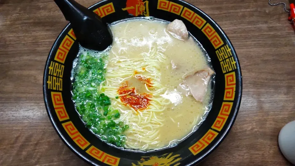 Snapdishの料理写真:ラーメン@一蘭本社総本店|watarunさん