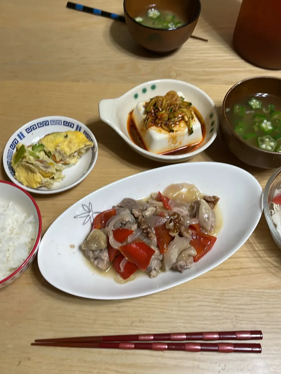 鶏肉と赤ピーマン|ポテトサラダさん