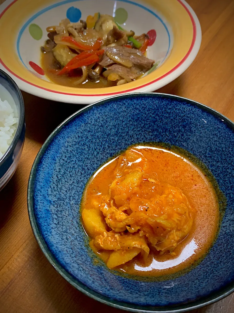 バターチキンカレー　& 牛肉と夏野菜のカレー煮　by イヌ娘|Mzkさん