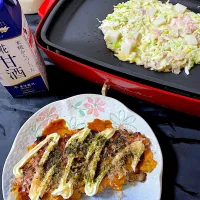 糀甘酒で作るお好み焼き(マルコメ様レシピ)