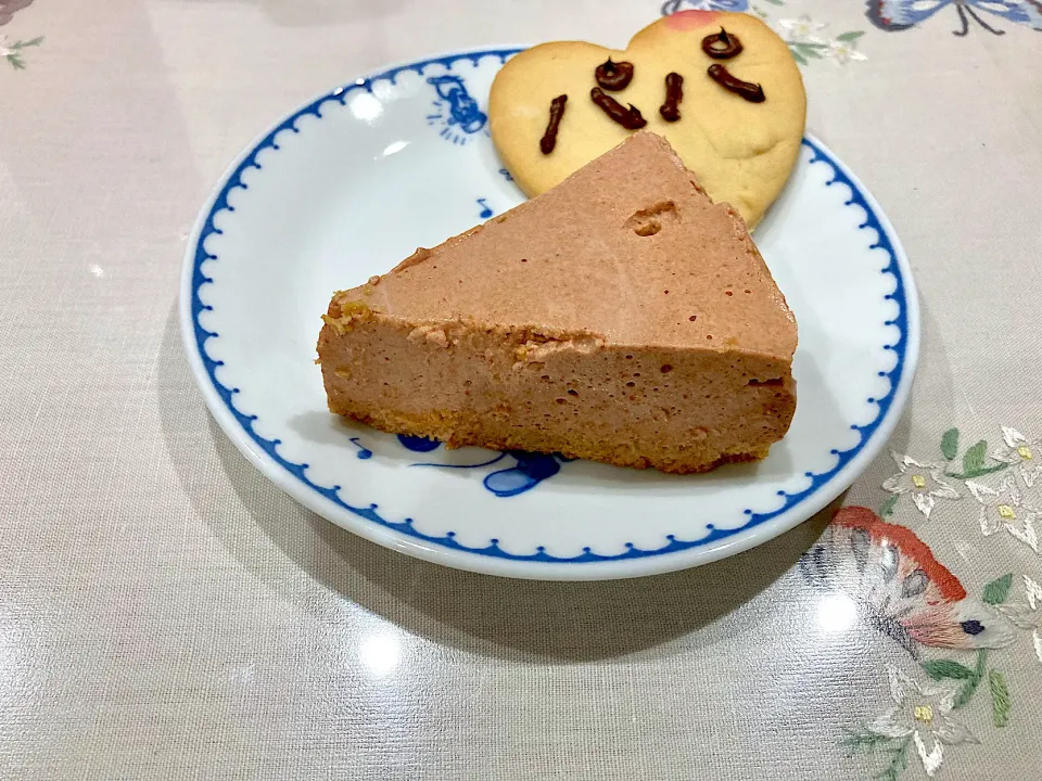 自家製かりんジャムのレアチーズケーキ|みよさん