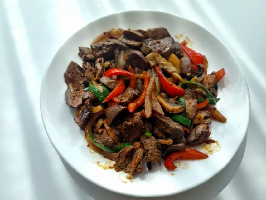 酱爆鸡杂 - saute chicken innards|steven z.y.さん