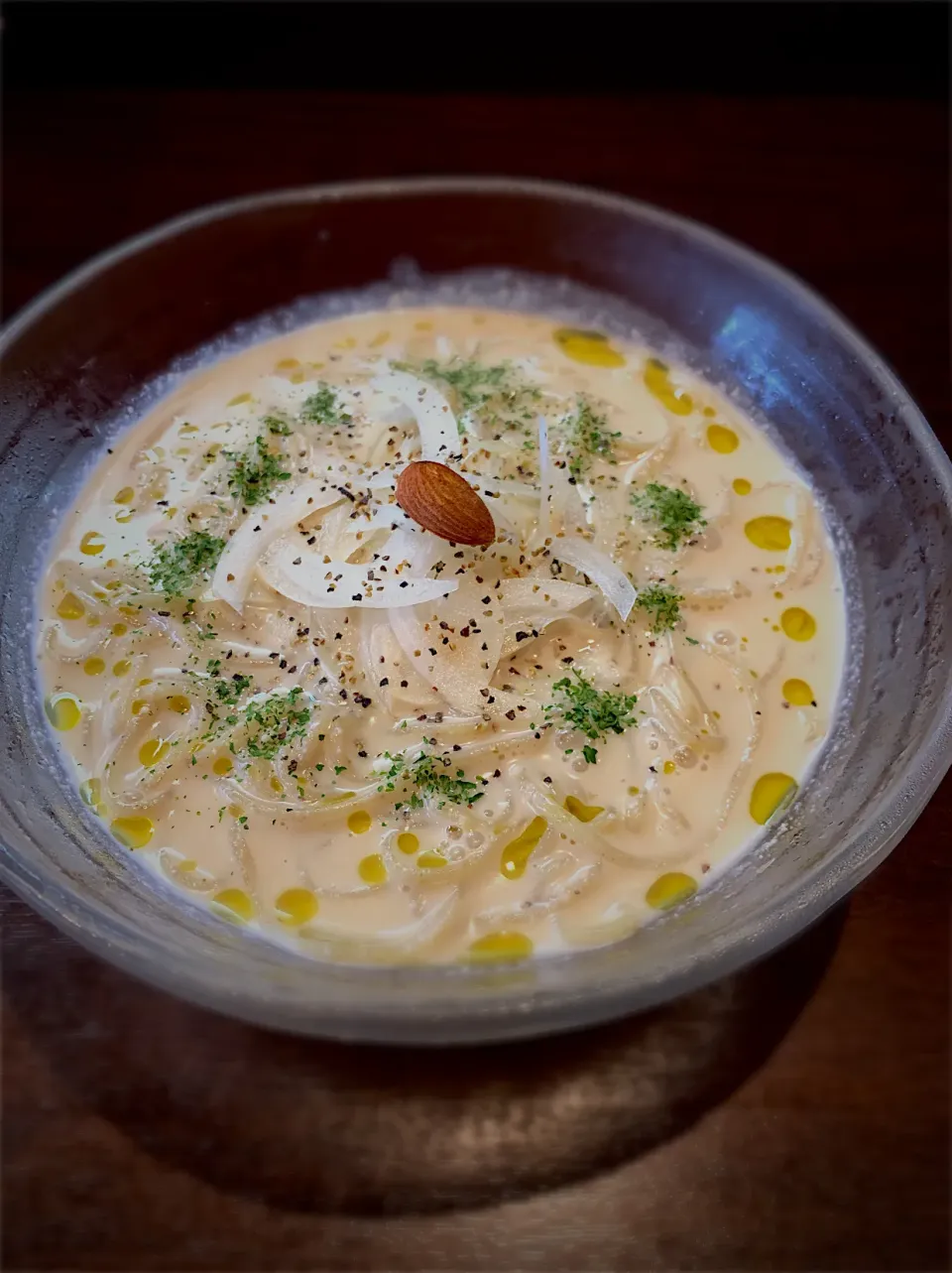 カシューナッツとアーモンドの冷やしラーメン|勝仁さん