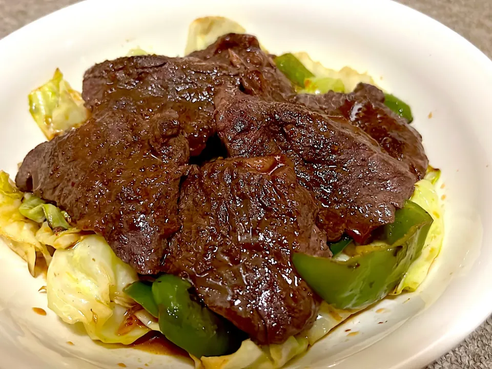 ハラミ焼肉😊旦那ちゃん晩御飯😊|ちゃびきゅさん