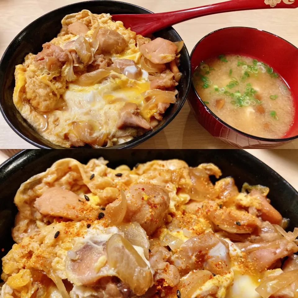 娘作の親子丼まいう(￣ー￣)|ジイジさん