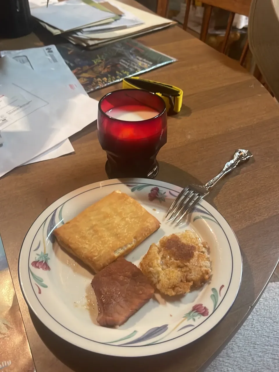 Toaster strudel, ham, and grit Patties!|suさん