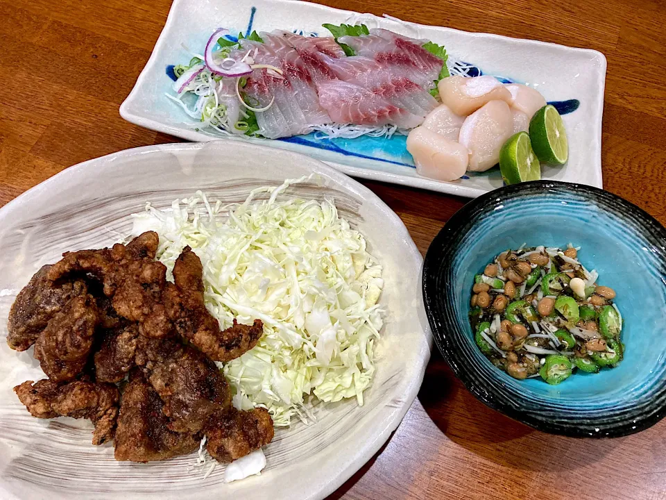 Snapdishの料理写真:週末ホッと一息晩ご飯|sakuramochiさん