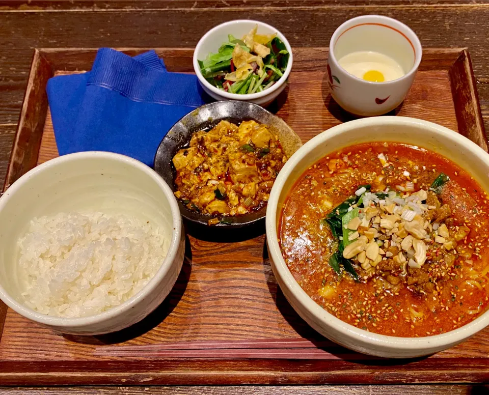 坦々麺セット&ミニ麻婆豆腐|にゃあ（芸名）さん