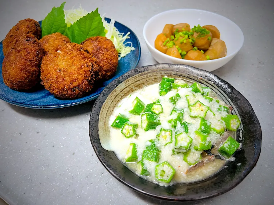 からあげビールさんの料理 【おうち居酒屋ごはん】ローリングストックに◎簡単おつまみ 山かけ鯖缶|バシュランさん