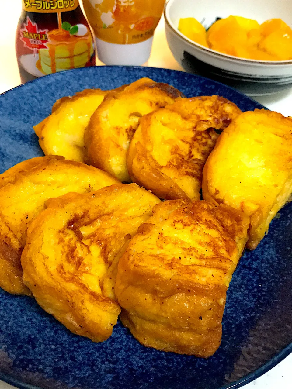 オレンジの🍞でフレンチトースト|ゆーこ。さん