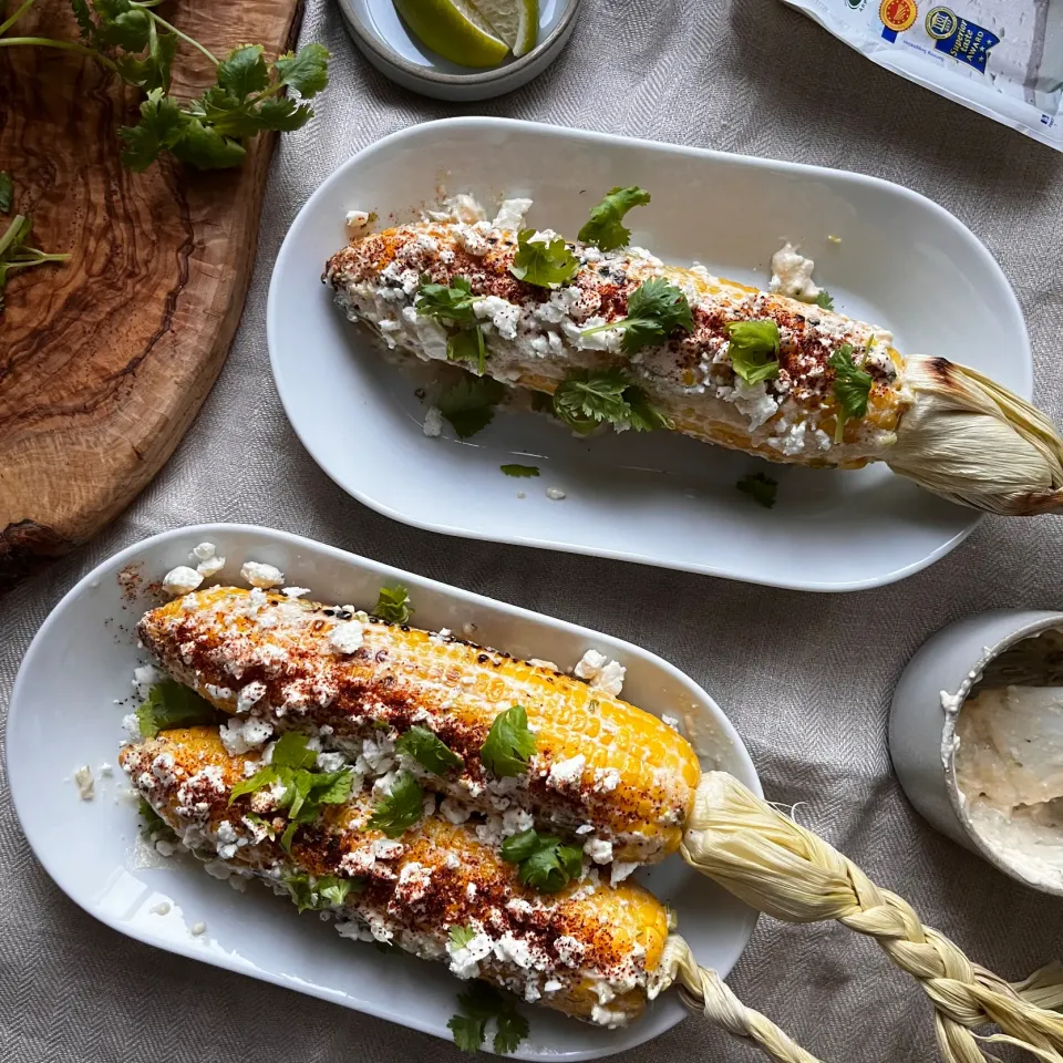 Snapdishの料理写真:エロテelotes  -メキシカン焼きもろこし🌽🌶🌵|まる(丸大豆)さん