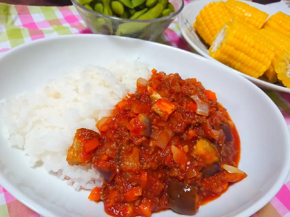 Snapdishの料理写真:夏野菜のトマトカレー✨|cocco+さん