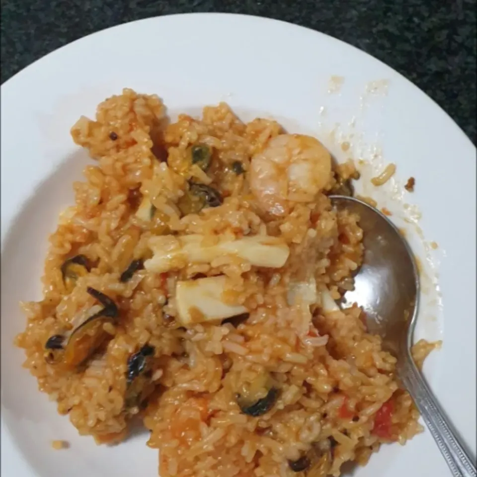 seafood rice|Zaakirah Hattasさん