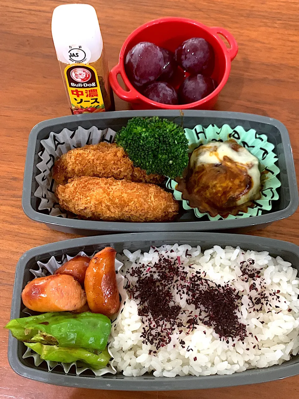 Snapdishの料理写真:2022/9/5 中3息子弁当|こうれい母さん