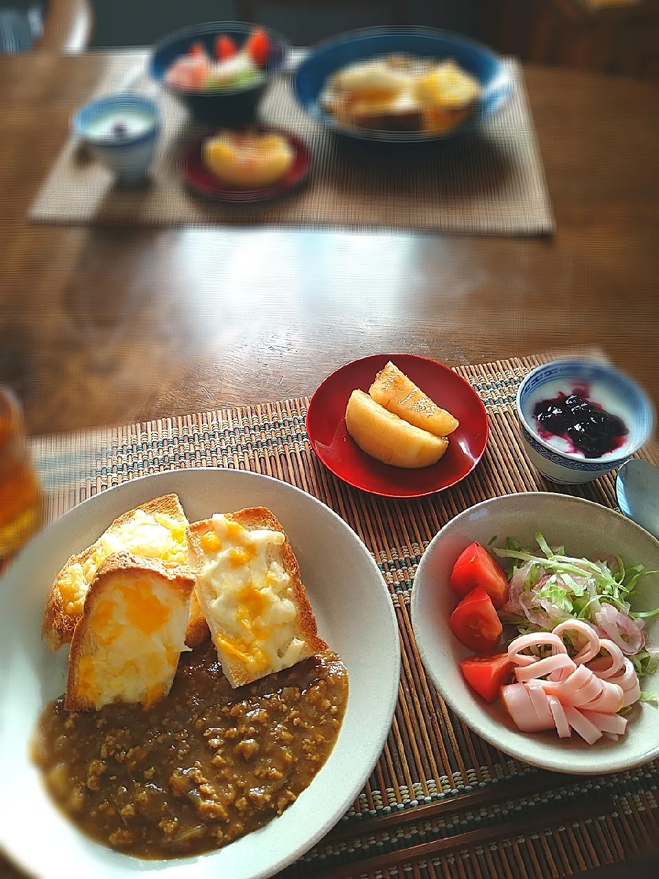 朝ごはん🌅！|まめころさん