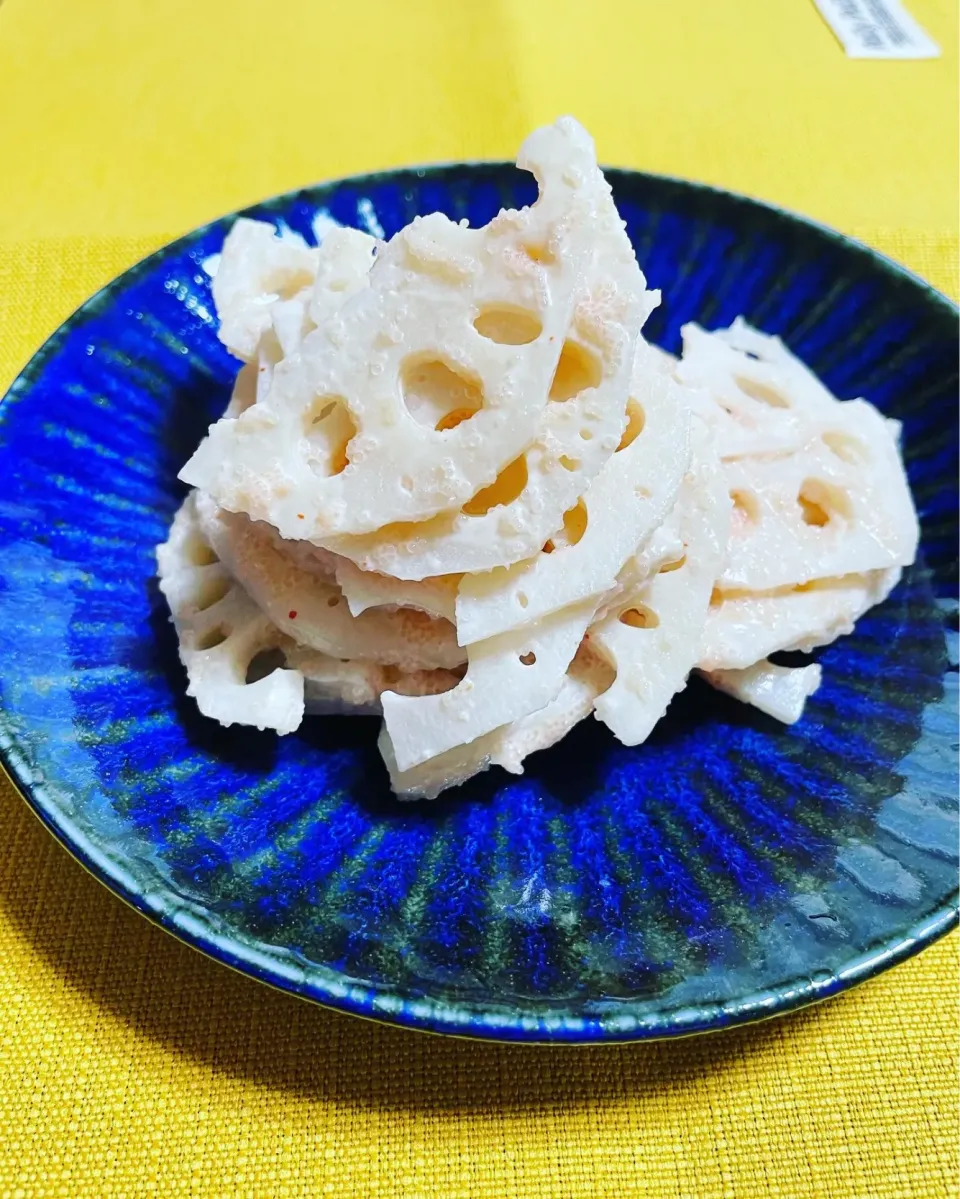 ひろりんさんの料理 おかちさんの料理 れんこんの明太サラダ🍀|めんちゃんさん