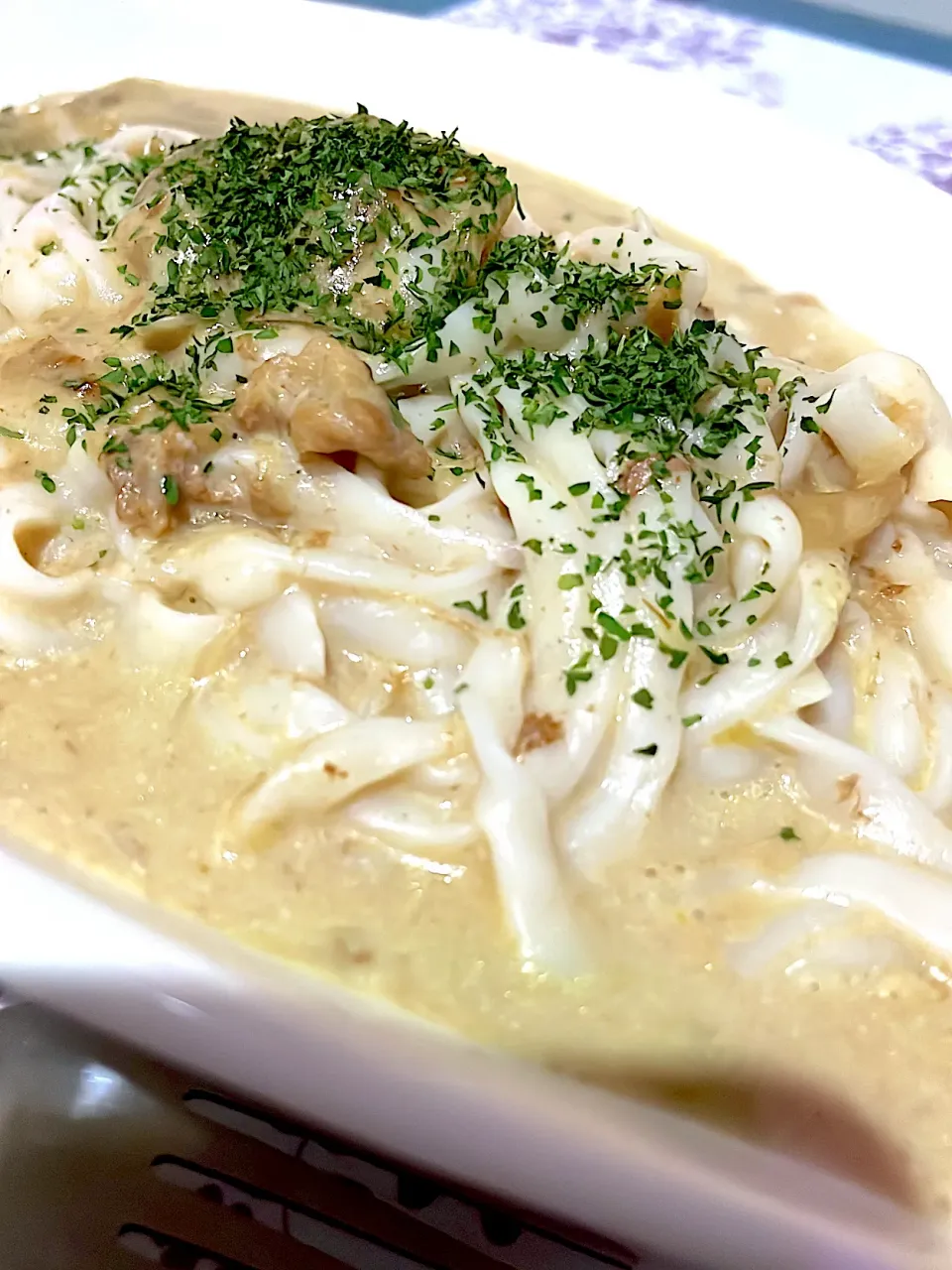 稲庭うどん風蒟蒻麺とカレースープうどん|舞さん