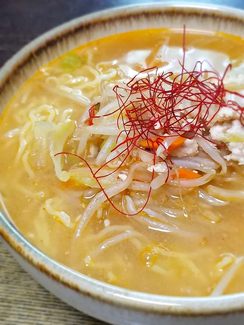 パパ作👨ピリ辛味噌ラーメン|ぱんだのままんさん