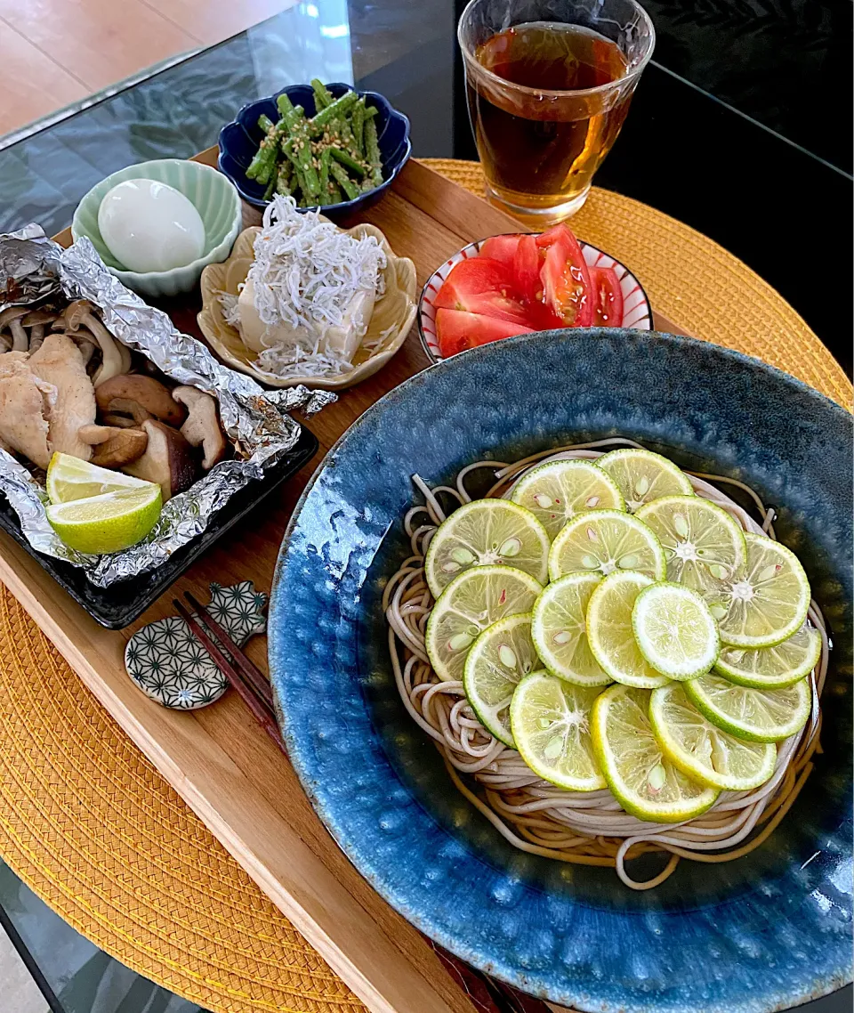 ゆかりさんの料理 すだちおろし素麺🥢|ゆかりさん