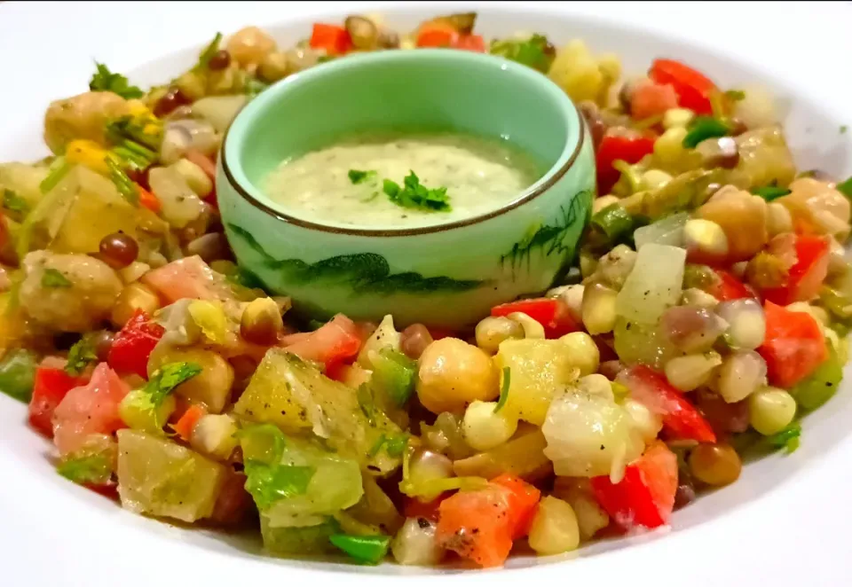 Creamy Corn Potato Salad|Happy Green Bowlさん