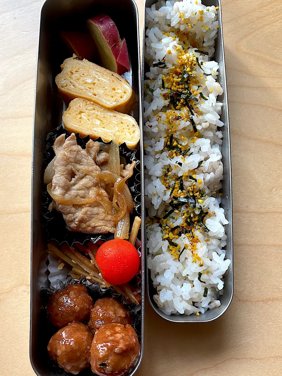 今日の中学生男子弁当🍱|はぴたさん