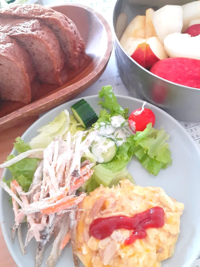 ☆弁当写真今日はないから朝ごはん☆|ｼｮｺﾗさん