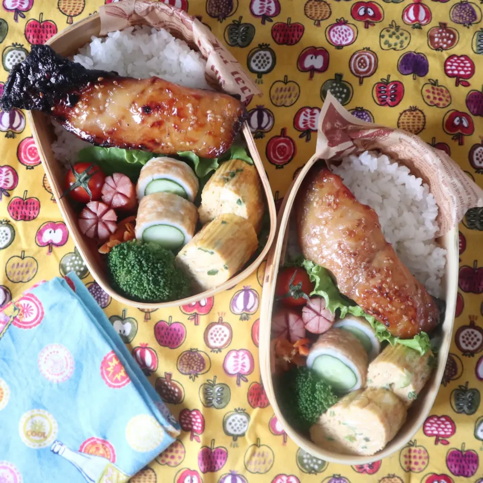 高校生男子弁当🍱カマスの味醂干し|なかじー。さん