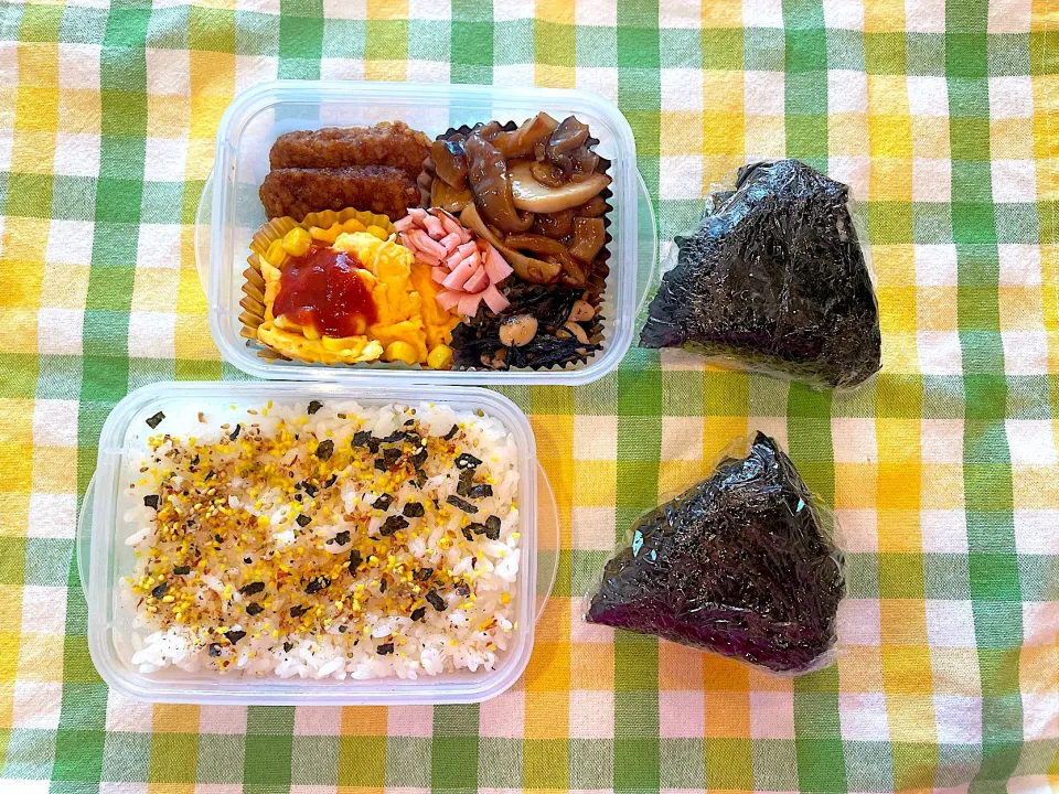 Snapdishの料理写真:〜主人のお弁当　朝&昼〜2022.9.7|yuuさん