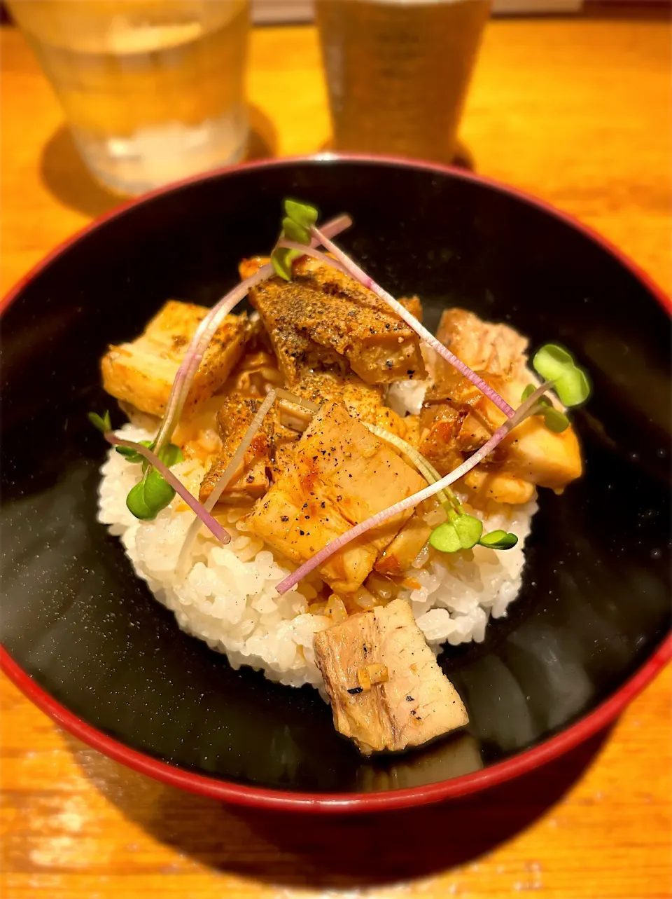 炙りチャーシュー丼@焼きあご塩らー麺たかはし新宿本店|morimi32さん